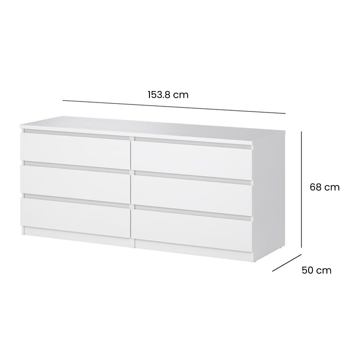 Cómoda Luma 6 Cajones - 4