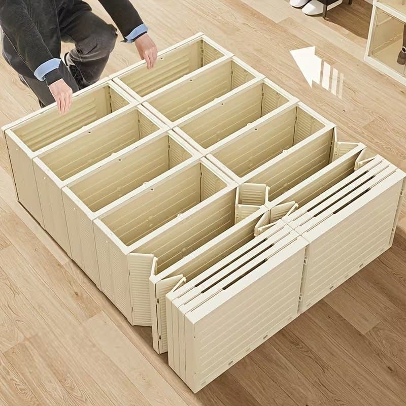 Organizador de zapatos plegable magnético – apilables - 4