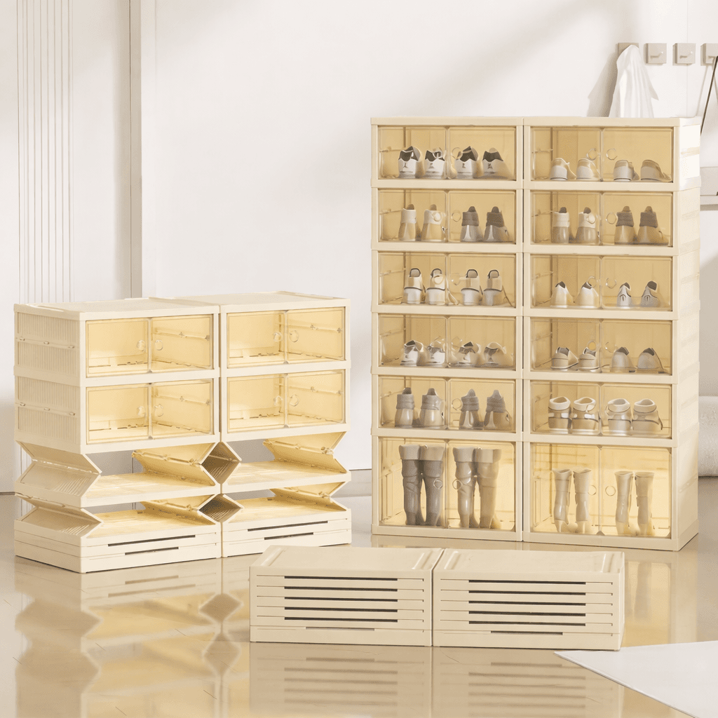 Organizador de zapatos plegable magnético – apilables - 5