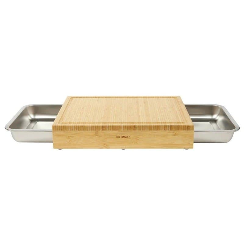 Tabla de cortar con cajones de acero inoxidable - 4