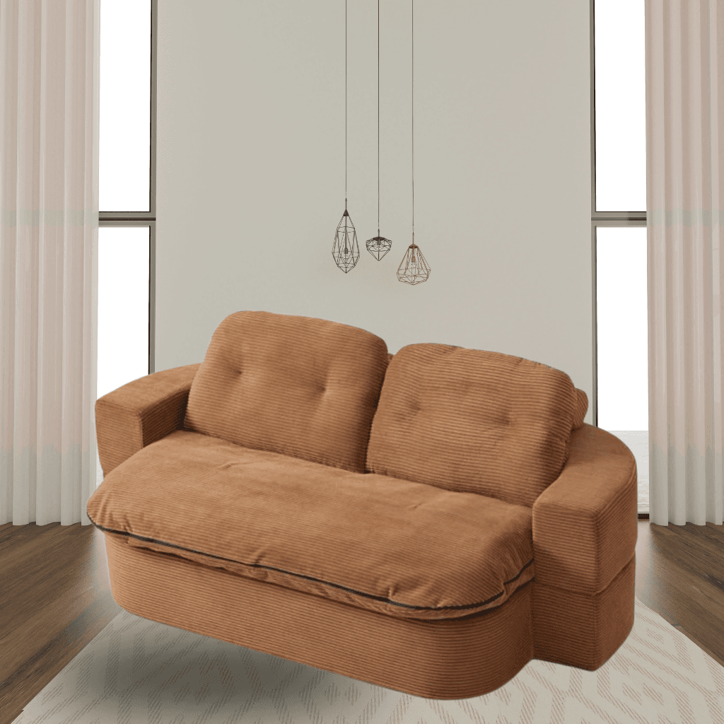 Sofá cama convertible acogedor